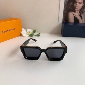 Louis Vuitton Black Geometric Sunglasses